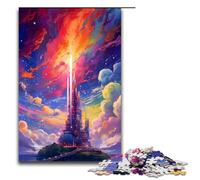 1000 Piece Puzzles Fantasy Castle The IslandJigsaw for Adults Kids Wooden Puzzles Educational Stress Relief Toy Puzzle 75x50cm