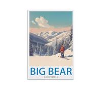 1000 Piece Puzzles for Adults Big Bear California Puzzle 1000 Pieces, Relaxing and Challenging Gift for Adults, Teens, Seniors 70x50cm