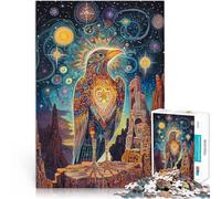 1000 Piece Puzzles for Adults Colorful Bird Made of cardboard Suitable for people aged 14 and above Vacation at home: killing time Challenging Game Gifts。size:26x38cm/10.24x14.96inch