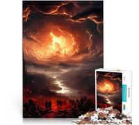 1000 Piece Puzzles for Adults colorful landscape art Made of wood,Suitable for people aged 14 and above with completely interconnected pieces of random shape A work of art。size:50x75cm