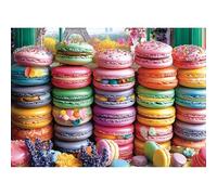 1000 Piece Puzzles for Adults,Food Jigsaw Puzzle,Macaroon Palette Jigsaw Puzzles 1000 Pieces,Creative Games and Fun Dessert Puzzle Home Decor Puzzles for Adults 1000 Pieces (27.5"x19.6"), 1:1 Poster