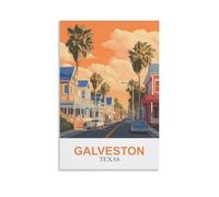 1000 Piece Puzzles for Adults Galveston Texas Puzzles Micro Pieces Challenging Difficult Puzzles Christmas Birthday Gift Game Toys 70 * 50cm