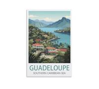 1000 Piece Puzzles for Adults Guadeloupe Southern Caribbean Recycled Paper Jigsaw Puzzle 1000 Pieces - Fun and Challenging Family Game Great Gift Idea 26x38cm