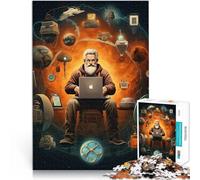 1000 Piece Puzzles for Adults Internet art Made of cardboard Suitable for people aged 14 and above Family Games deal as gifts for the whole family 。size：38x52cm/14.96x20.47inch