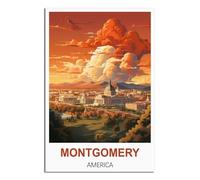 1000 Piece Puzzles for Adults Montgomery America Paper Jigsaw Puzzle 1000 Pieces Adult Toys Decompression Game 26x38cm