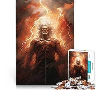 1000 Piece Puzzles for Adults Perun Slavic Art Made of cardboard Suitable for people aged 14 and above Challenge Toy Unique Home Decorations and Gifts。size：38x52cm/14.96x20.47inch