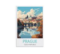 1000 Piece Puzzles for Adults Prague Czech Republic Recycled Paper Jigsaw Puzzle 1000 Pieces - Fun and Challenging Family Game Great Gift Idea 50x70cm