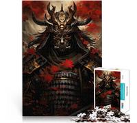 1000 Piece Puzzles for Adults Samurai Art Made of wood Suitable for people aged 14 and above Assembling the model Gift Toys 。size:50x75cm/19.68x29.52inch