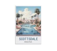 1000 Piece Puzzles for Adults Scottsdale Arizona Recycled Paper Jigsaw Puzzle 1000 Pieces - Fun and Challenging Family Game Great Gift Idea 38x52cm