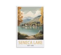 1000 Piece Puzzles for Adults Seneca Lake New York Recycled Paper Jigsaw Puzzle 1000 Pieces - Fun and Challenging Family Game Great Gift Idea 50x70cm