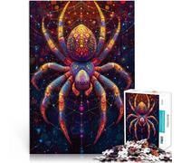 1000 Piece Puzzles for Adults Spider Made of cardboard Suitable for people aged 14 and above Parent-child interaction Interesting Stress Reduction Gifts。size：38x52cm/14.96x20.47inch
