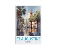 1000 Piece Puzzles for Adults St Augustine Florida Puzzles Micro Pieces Challenging Difficult Puzzles Christmas Birthday Gift Game Toys 70x50cm