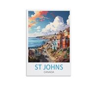 1000 Piece Puzzles for Adults St John's Canada Puzzle 1000 Pieces, Relaxing and Challenging Gift for Adults, Teens, Seniors 38x26cm