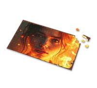 1000 Piece Puzzles Golden Embers: A Portrait Of Warmth And Light Picture Puzzle 300 Piece Puzzle Puzzle 1000 Pieces(1000PCS)