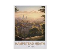 1000 Piece Puzzles，Hampstead Heath London，for Children and Adults, Assembly Puzzle, Fun Game（75x50cm）-R47