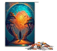 1000 Piece Puzzles Journey of A Land Jigsaw Puzzles for Adults Wooden Jigsaw Family Games 1000 PCS(75x50cm)