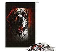 1000 Piece Puzzles Mad Dog for Adults Wooden Jigsaw Family Games 75x50cm