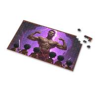 1000 Piece Puzzles Muscular Leader Inspires Young Warriors In A Thunderous Cave Picture Puzzle 500 Piece Jigsaw Puzzles Toddlers Toys(500PCS)