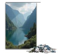1000 Piece Puzzles Picturesque Landscape Jigsaw Puzzles for Adults Wooden Jigsaw Family Games 1000 PCS(38x26cm)