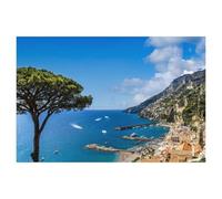 1000 Piece Puzzles，Picturesque View over Amalfi，for Children and Adults, Assembly Puzzle, Fun Game（50x70cm）-AI90