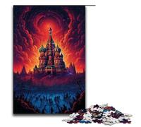 1000 Piece Puzzles Russia Red Square Jigsaw for Adults Wood Family Game 75x50cm