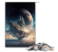 1000 Piece Puzzles Sailing Across The Galaxy Jigsaw Puzzles for Adults Wood Jigsaw Family Game 1000 PCS