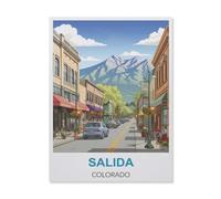 1000 Piece Puzzles，Salida Colorado，for Children and Adults, Assembly Puzzle, Fun Game（75x50cm）-ID77