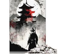 1000 Piece Puzzles Samurai Japanese Style Jigsaw Puzzles Game Toys for Adults Family Puzzles Gift Puzzles Adults Challenging 1000pcs (38x26cm)