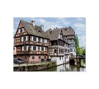 1000 Piece Puzzles,Strasbourg - La Petite France,for Children and Adults, Assembly Puzzle, Fun Game(50x70cm)-AP78