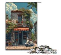 1000 Piece Puzzles Streets & Stories Jigsaw Puzzles for Adults Wood Jigsaw Family Game 1000 PCS(38x26cm)