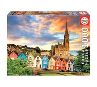 Educa - Cobh Cathedral, Ireland 1000 Piece Jigsaw Puzzle | European Cities Jigsaw Puzzle | Size 68x48cm | Includes Glue Fix | Adult 14+ (19927)