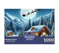1000 Piece PuzzleSanta Claus Game Suitable for Children And Adults Aged 12 And Above, Can Be Collected, Home Decoration, And Challenged to The Impossible38x26cm/1000pcs