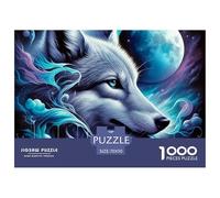 1000 Piece PuzzleWolf Game Suitable for Children And Adults Aged 12 And Above, Can Be Collected, Home Decoration, And Challenged to The Impossible70x50cm/1000pcs