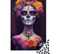 1000 Piece Queen Of Skulls 1 Jigsaw Puzzles for Adults Puzzles for Adults Puzzles Unique Home Decor And Gifts 1000pcs (38x26cm)