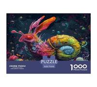 1000 Piece Rabbit_snail Adult Puzzles Wooden Puzzles Educational Stress Relief Toy Puzzle 1000pcs (75x50cm)