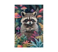 1000-Piece Raccoon in Woodland Puzzle - Woodland Animal and Nature Puzzle