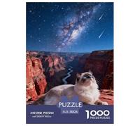 1000 Piece Ragdoll Cat Jigsaw Puzzle for Adults - Family Game Night & Educational Fun, Nebula Canyon Puzzle, Decoration Birthday Gifts 38x26cm/1000pcs