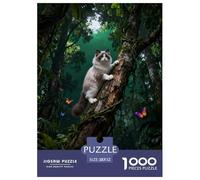 1000 Piece Ragdoll Cat Jigsaw Puzzle for Adults & Kids - Family Fun, Family Happy Game, Jungle Jigsaws, Home Decoration Birthday Gifts 52x38cm/1000pcs