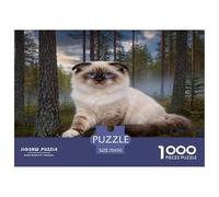 1000 Piece Ragdoll Cat Jigsaw Puzzle for Adults Kids - Family Game Night & Educational Fun, Spruce Forest Puzzles, Home Decoration Gifts 70x50cm/1000pcs
