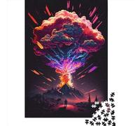 1000 Piece Rainbow Explosion Jigsaw Puzzles for Adult Teenagers Home Educational Games DIY Toys 1000pcs (75x50cm)