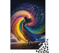 1000 Piece Rainbow Spirit Jigsaw Puzzles for Adults Wooden Puzzle for Adults And Teenager Educational Puzzle 1000pcs (75x50cm)