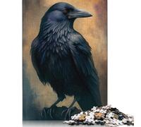 1000 Piece Raven Portrait Jigsaw Puzzles for Adult Teenagers Puzzle Jigsaws for Adults Jigsaw Puzzles for Adults 38x26cm/1000pcs