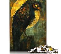 1000 Piece Ravens Glow Square Puzzles for Adults & Paper Puzzles Educational Game 38x26cm/1000pcs