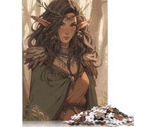 1000 Piece Rectangular Jigsaw Puzzles for Adults Epic Elf Druid Creative Jigsaw Challenge Toy Puzzles for Adults 1000pcs (75x50cm)