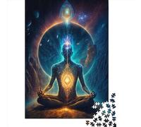 1000 Piece Rectangular Jigsaw Puzzles for Adults Esoteric Zen Universe2 Creative Jigsaw Challenge Toy Puzzles for Adults 1000pcs (75x50cm)