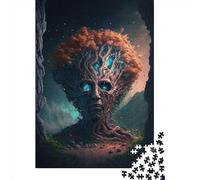 1000 Piece Rectangular Jigsaw Puzzles for Adults Magical Tree Creative Jigsaw Challenge Toy Puzzles for Adults 1000pcs (38x26cm)