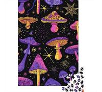 1000 Piece Rectangular Jigsaw Puzzles for Adults Mushroom Creative Jigsaw Challenge Toy Puzzles for Adults 1000pcs (75x50cm)
