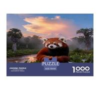 1000 Piece Red Panda Jigsaw Puzzle for Adults - A Mindful Challenge, Family Game, River Plants Jigsaws, Decoration Unique Gift 70x50cm/1000pcs