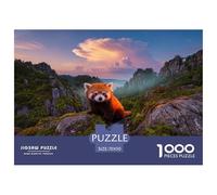 1000 Piece Red Panda Jigsaw Puzzle for Adults - Challenging Brain Teaser, Stone Forest Plants Puzzles, Home Decoration Birthday Gifts 70x50cm/1000pcs