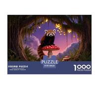 1000 Piece Red Panda Jigsaw Puzzle for Adults - Family-Friendly Brain Game, Ancient Tree Vines Jigsaws, Home Decoration Unique Gift 38x26cm/1000pcs